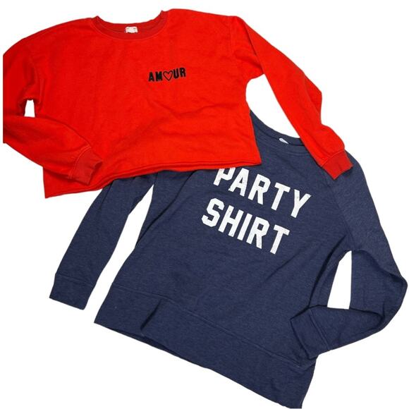 Graphic Sweatshirt Bundle - Grayson Threads Party Shirt / Garage Amour Size M - Picture 1 of 6